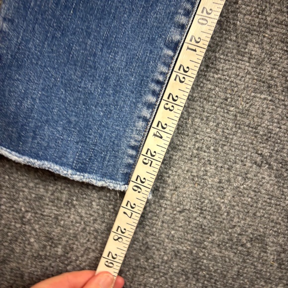 MICA Women’s Denim Straight leg split hem Jeans size: 24 - Picture 6 of 8